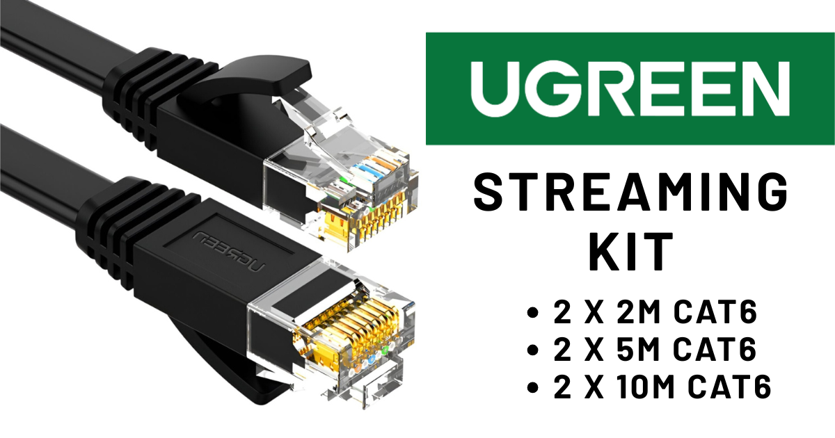 UGREEN CAT6 Streaming Kit (6 Pack)